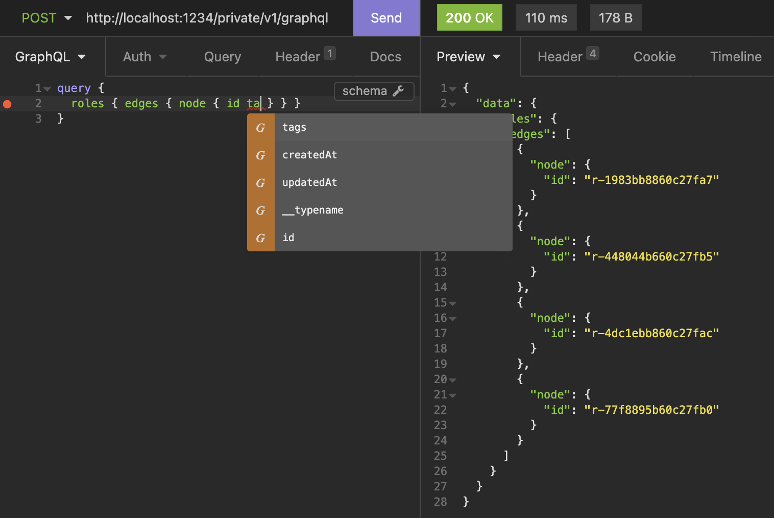 Native GraphQL support in Insomnia